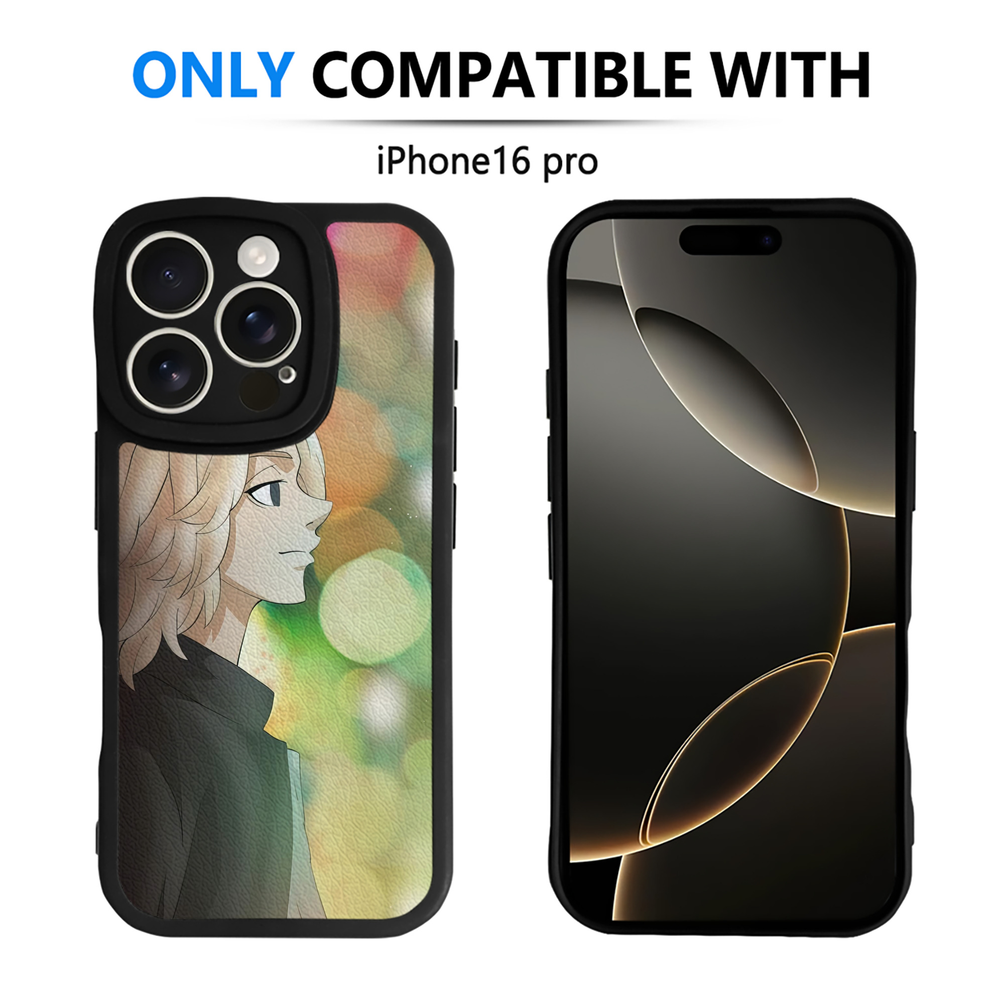 （画像用） 東京リベンジャーズ Tokyo Revengers 【iPhone 16シリーズ対応】シリコンスマホケース（レザー調） 材質：シリコン